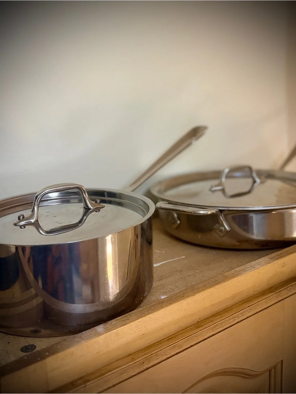 All-Clad Stainless Steel Saucepan and Sauté Pan Set